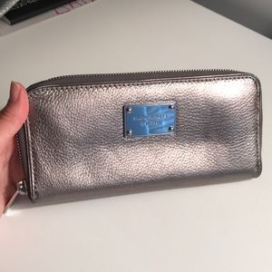 Michael Kors Gunmetal Wallet